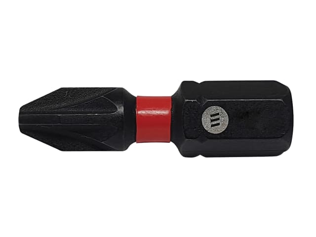 ForgeFast Pozidriv Compatible Impact Bit PZ4 x 25mm (Card 2) FORFFPZ425