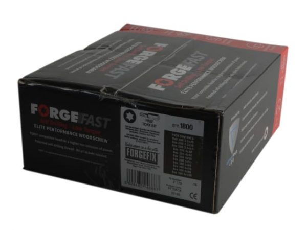 ForgeFast Torx® Compatible Wood Screw Pack 1800 Piece FORFFTPACK