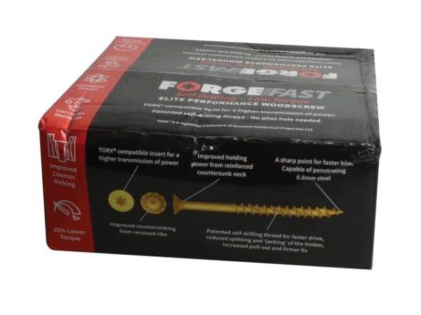 ForgeFast Torx® Compatible Wood Screw Pack 1800 Piece FORFFTPACK - Image 2