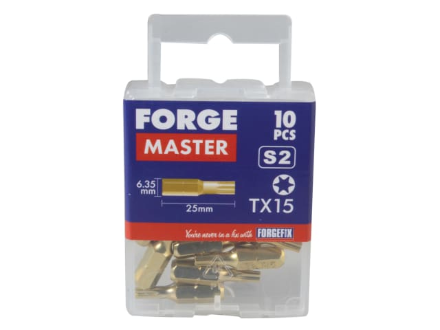 TORX® Compatible Bit T15 x 25mm (Pack 10) FORFM10TX15 - Image 2