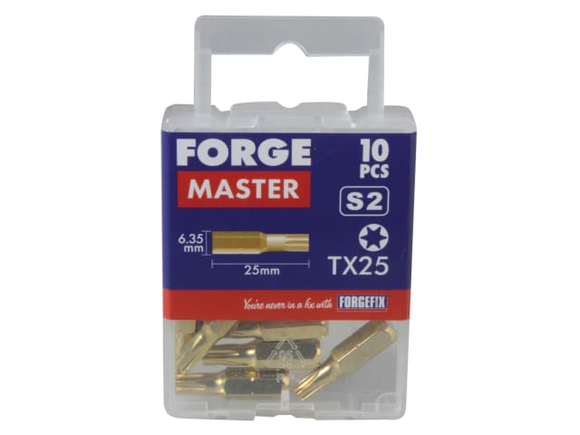TORX® Compatible Bit T25 x 25mm (Pack 10) FORFM10TX25 - Image 2