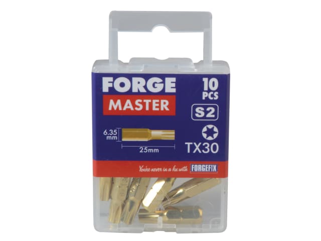 TORX® Compatible Bit T30 x 25mm (Pack 10) FORFM10TX30 - Image 2