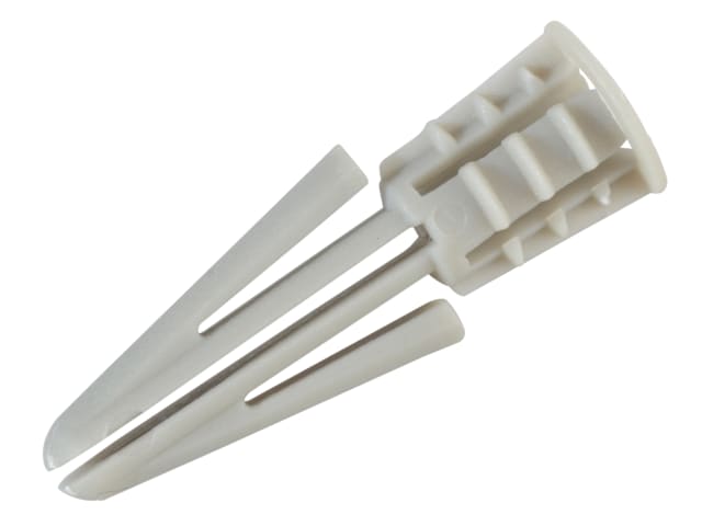 Nylon Plasterboard Plugs 4mm Forge Pack 10 FORFPCFN10
