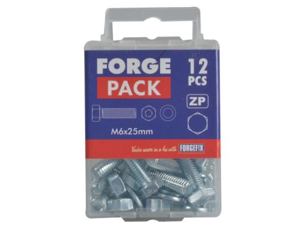 High Tensile Set Screw ZP M6 x 25mm Forge Pack 12 FORFPHBN625 - Image 2