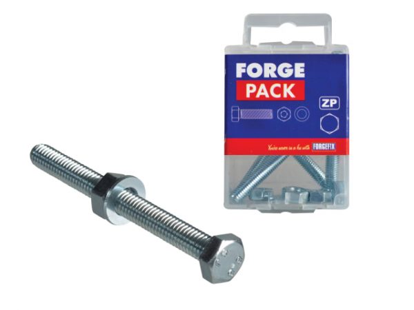 High Tensile Set Screw ZP M6 x 60mm Forge Pack 4 FORFPHBN660 - Image 2