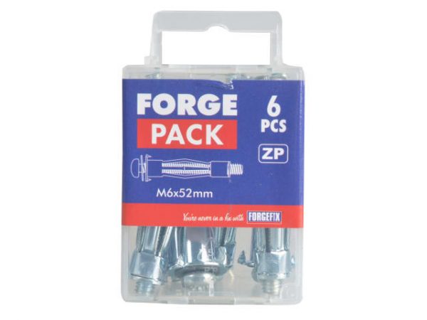 Cavity Wall Anchor Zinc Plated M6 x 52mm ForgePack 6 FORFPMCA652 - Image 3