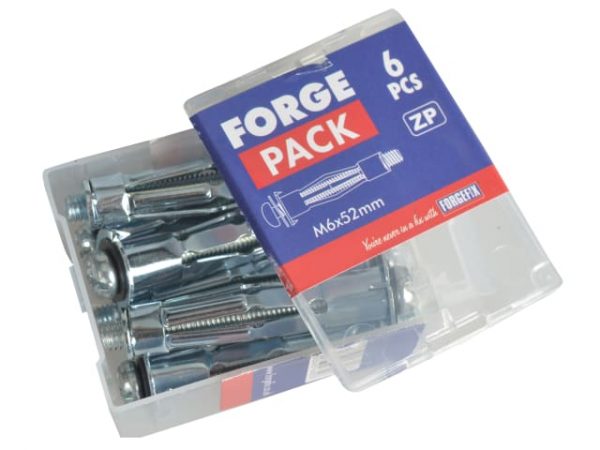 Cavity Wall Anchor Zinc Plated M6 x 52mm ForgePack 6 FORFPMCA652 - Image 4