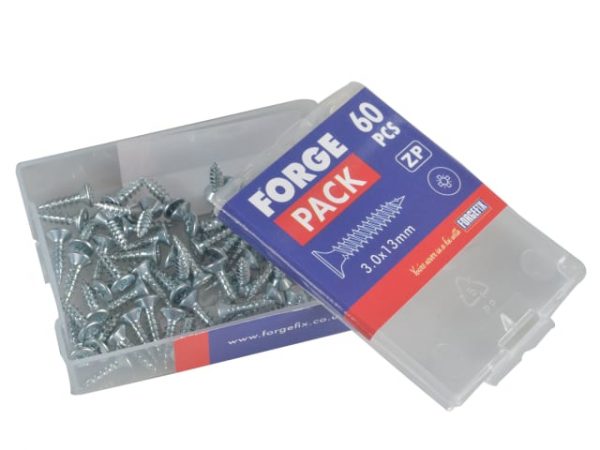 Multi-Purpose Pozi Compatible Screw CSK ST ZP 3.0 x 13mm Forge Pack 60 FORFPMP313Z - Image 3