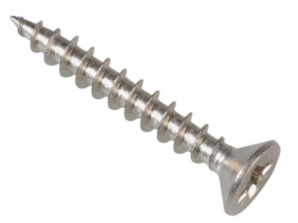 Multi-Purpose Pozi Compatible Screw CSK ST S/Steel 3.5 x 25mm Forge Pack 40 FORFPMP3525S