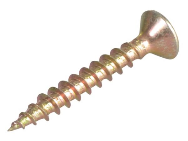 Multi-Purpose Pozi Compatible Screw CSK ST ZYP 3.5 x 25mm Forge Pack 40 FORFPMP3525Y - Image 2