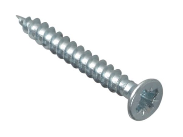 Multi-Purpose Pozi Compatible Screw CSK ST ZP 3.5 x 30mm Forge Pack 35 FORFPMP3530Z
