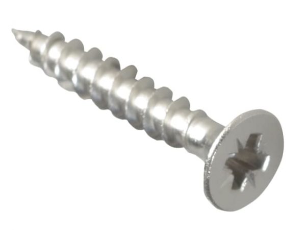Multi-Purpose Pozi Compatible Screw CSK ST S/Steel 4.0 x 25mm Forge Pack 35 FORFPMP425S