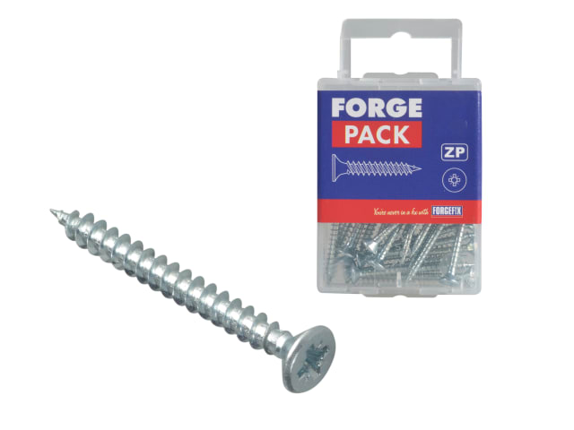 Multi-Purpose Pozi Compatible Screw CSK ST ZP 4.0 x 40mm Forge Pack 20 FORFPMP440Z - Image 5
