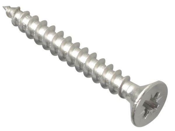 Multi-Purpose Pozi Compatible Screw CSK ST S/Steel 5.0 x 40mm Forge Pack 15 FORFPMP540S