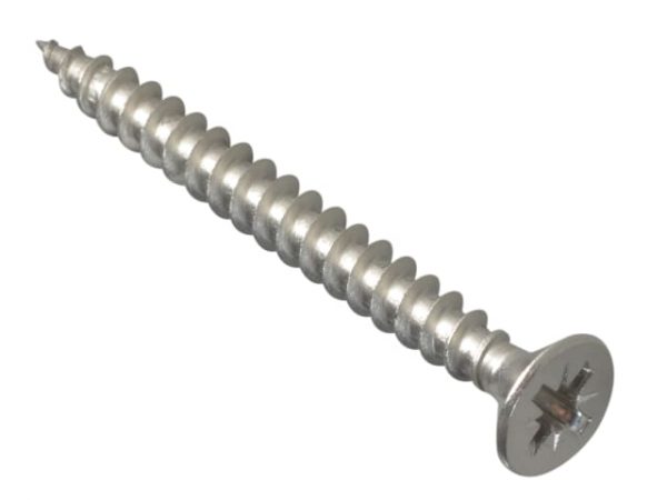 Multi-Purpose Pozi Compatible Screw CSK ST S/Steel 5.0 x 50mm Forge Pack 12 FORFPMP550S