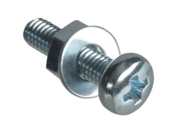 Machine Screw Pozi Compatible Pan Head ZP M3 x 12mm Forge Pack 25 FORFPMSPH312