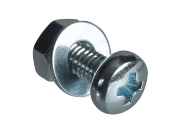 Machine Screw Pozi Compatible Pan Head ZP M3 x 8mm Forge Pack 30 FORFPMSPH38