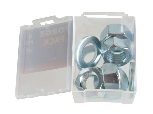 Hexagonal Nuts & Washers ZP M16 ForgePack 4 FORFPNUT16 - Image 2