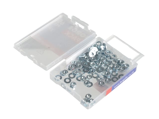 Hexagonal Nuts & Washers ZP M3 ForgePack 60 FORFPNUT3 - Image 3