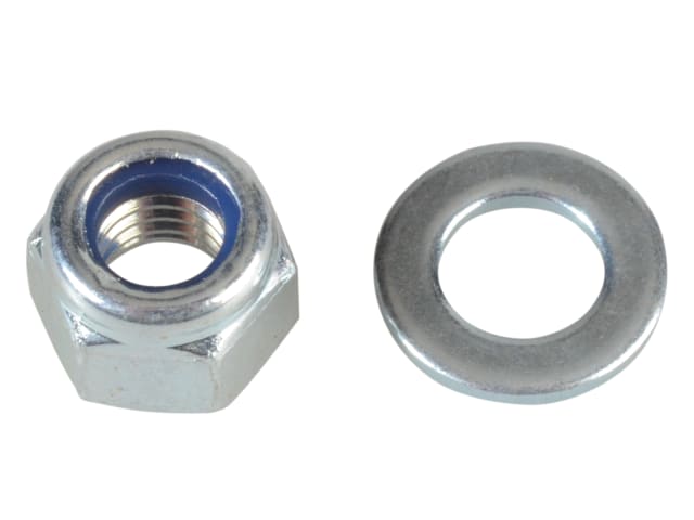 Nyloc Nuts & Washers Zinc Plated M5 ForgePack 40 FORFPNYL5 - Image 2