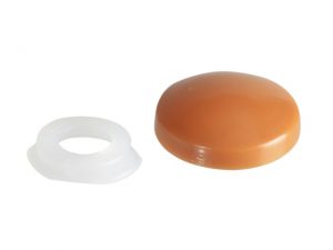 Domed Cover Cap Light Brown No. 6-8 Forge Pack 20 FORFPPDT4