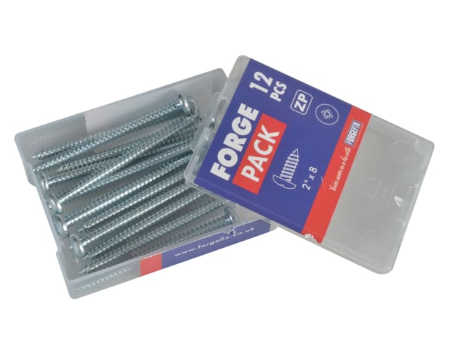 Self-Tapping Screw Pozi Compatible Pan Head ZP 2in x 8 ForgePack 12 FORFPS28Z - Image 4