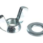 Wing Nut & Washers ZP M10 Forge Pack 6 FORFPWING10