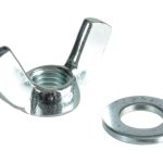 Wing Nut & Washers ZP M12 Forge Pack 4 FORFPWING12