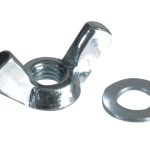 Wing Nut & Washers ZP M5 Forge Pack 12 FORFPWING5