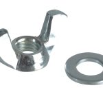 Wing Nut & Washers ZP M8 Forge Pack 8 FORFPWING8