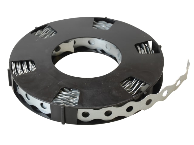 Contractor Galvanised Fixing Band Medium Duty 12mm x 0.7 x 10m Box 1 FORGB12