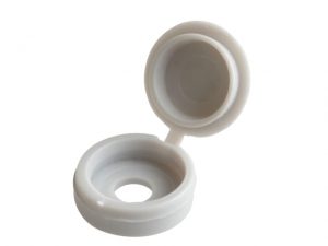 Hinged Cover Cap Grey No.6-8 Bag 100 FORHCC10M