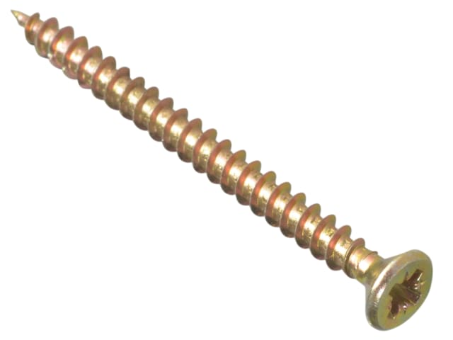 Multi-Purpose Pozi Compatible Screw CSK ST ZYP 4.0 x 50mm Box 200 FORMPS450Y