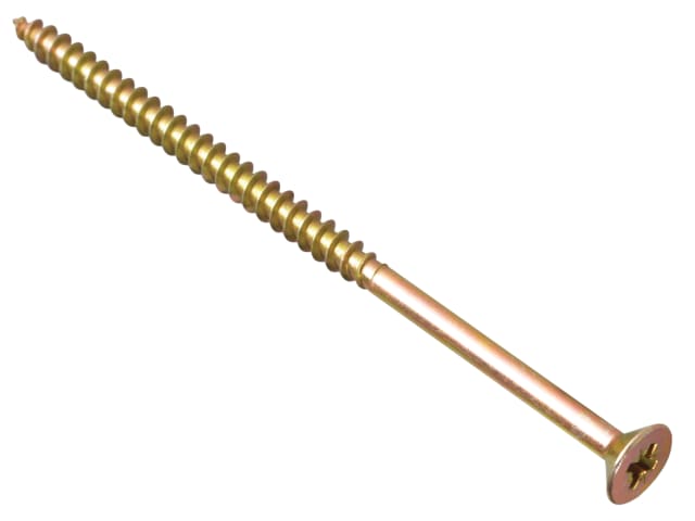 Multi-Purpose Pozi Compatible Screw CSK ST ZYP 5.0 x 100mm Box 100 FORMPS5100Y