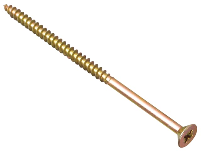 Multi-Purpose Pozi Compatible Screw CSK ST ZYP 6.0 x 120mm Box 100 FORMPS6120Y