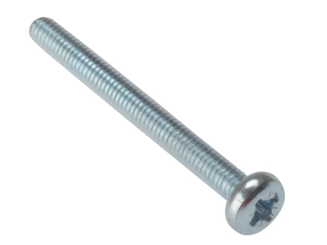 Machine Screw Pozi Compatible Pan Head ZP M6 x 40mm Bag 25 FORMSPH640M