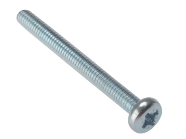 Machine Screw Pozi Compatible Pan Head ZP M5 x 20mm Bag 25 FORMSPH520M