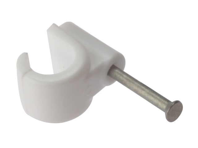 Pipe Clip with Masonry Nail 11mm Box 100 FORPCMN11