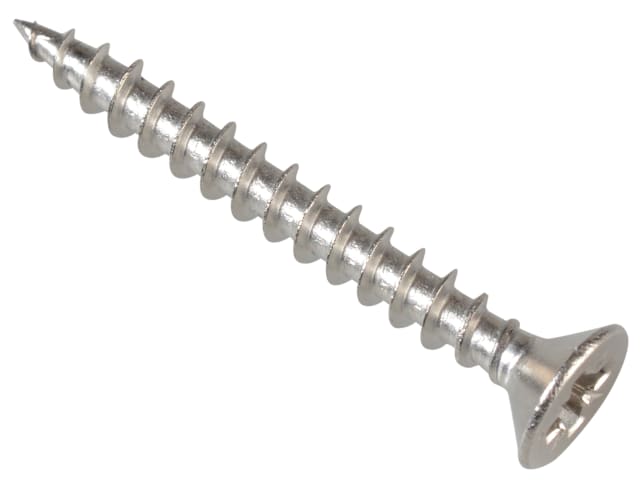 Multi-Purpose Pozi Compatible Screw CSK ST S/Steel 3.5 x 30mm Box 200 FORPOZI3530S