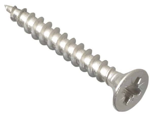 Multi-Purpose Pozi Compatible Screw CSK ST S/Steel 4.0 x 30mm Box 200 FORPOZI430S