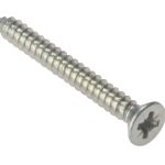 Self-Tapping Screw Pozi Compatible CSK ZP 1.1/2in x 8 Box 200 FORSTCK1128Z