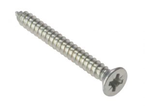 Self-Tapping Screw Pozi Compatible CSK ZP 1.1/2in x 8 Box 200 FORSTCK1128Z