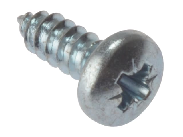 Self-Tapping Screw Pozi Compatible Pan Head ZP 3/4in x 10 Box 200 FORSTP3410Z