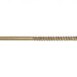Hexagonal/Torx® Compatible Timber T30 Screws Tan 7x250mm Tub 40 FORTF7250T