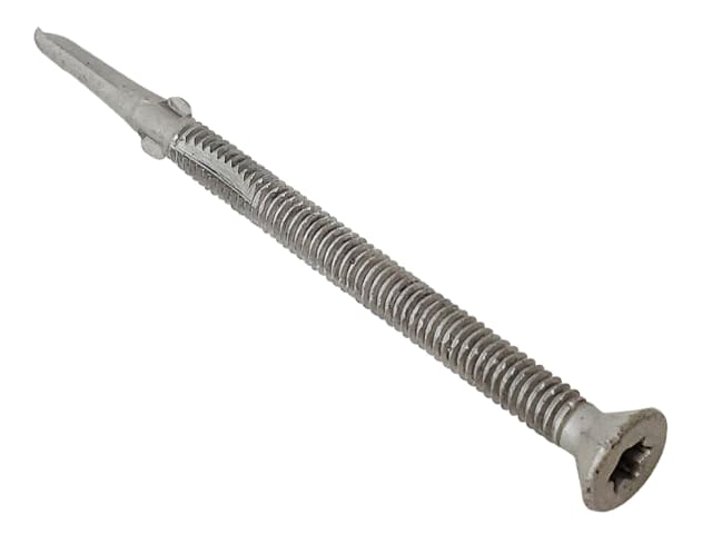 TechFast Timber to Steel CSK/Wing Screw No.3 Tip 5.5 x 120mm Box 50 FORTFC55120L