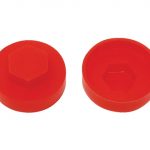 TechFast Cover Cap Poppy Red 16mm (Pack 100) FORTFCC16PR