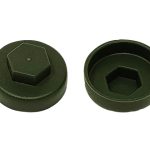 TechFast Cover Cap Olive Green 19mm (Pack 100) FORTFCC19OG