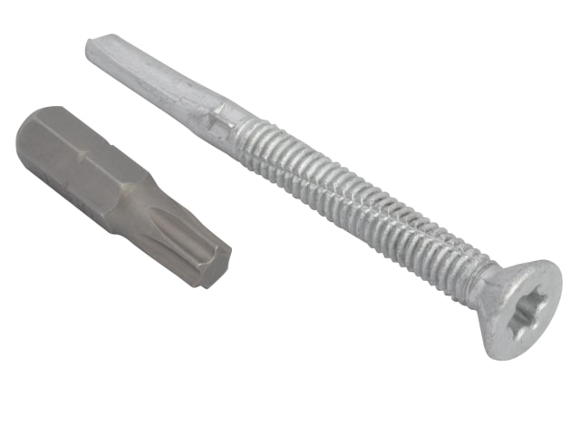 TechFast Roofing Screw Timber - Steel Heavy Section 5.5 x 60mm Pack 100 FORTFCH5560