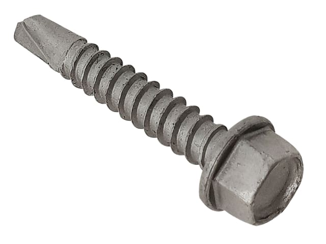 TechFast Roofing Sheet to Steel Hex Screw No.3 Tip 5.5 x 25mm Box 100 FORTFH5525L
