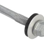 TechFast Hex Head Roofing Screw Self-Drill Heavy Section 5.5 x 35mm Pack 100 FORTFHH5535